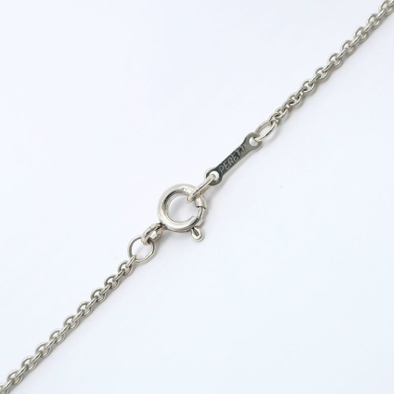 Tiffany & Co Open Heart Elsa Peretti 925 Silver Ladies 5.6g Necklace