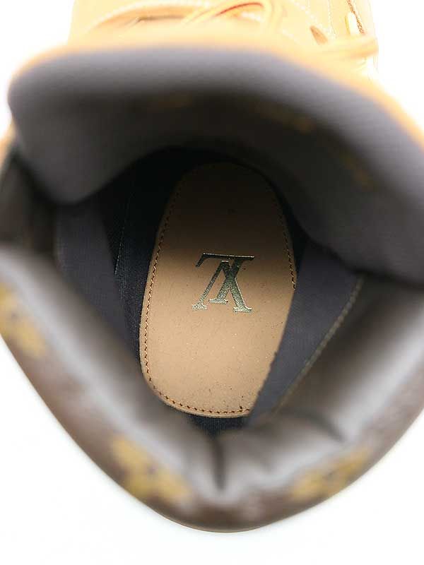 Louis Vuitton 19ss LV Creeper Line Ankle Leather Boots Brown 6 1 2