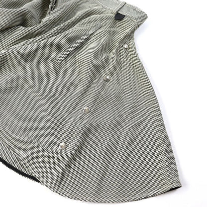 Louis Vuitton 2024 Lvleather Patch Karakoram Flared Shorts 100% Silk Lining