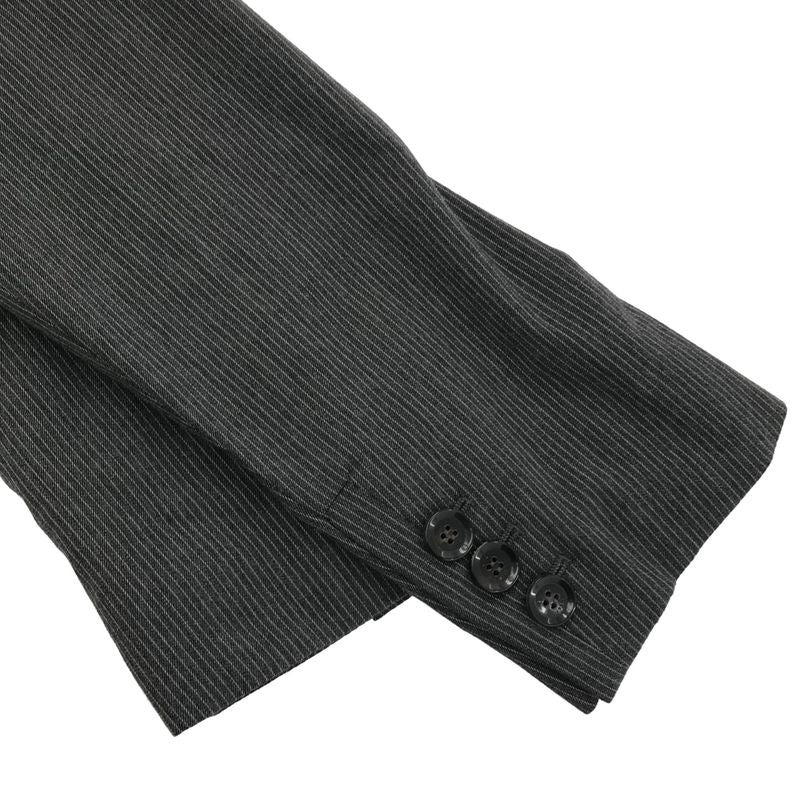 Gucci 2007aw Striped Jacket and Slacks Pants Set-Up Suit Gray 40