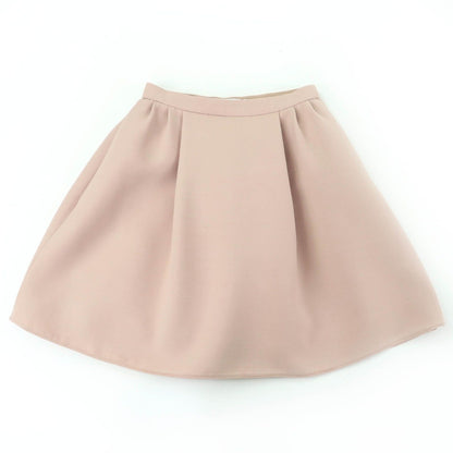 Dior Wool Silk Fuss Skirt Mini Pink 38