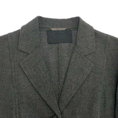 Prada 1990's Wool Stretch 4b Jacket Gray 38