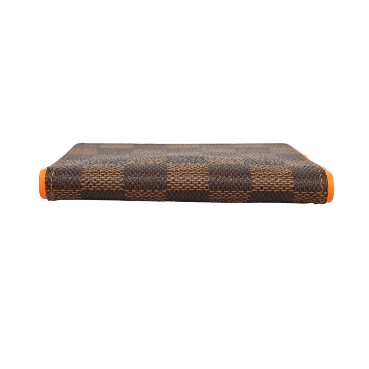 Louis Vuitton Card Case Damier Organizer de Poche Ebene Orange — view 2