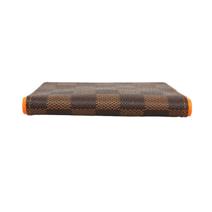 Louis Vuitton Card Case Damier Organizer de Poche Ebene Orange — view 2