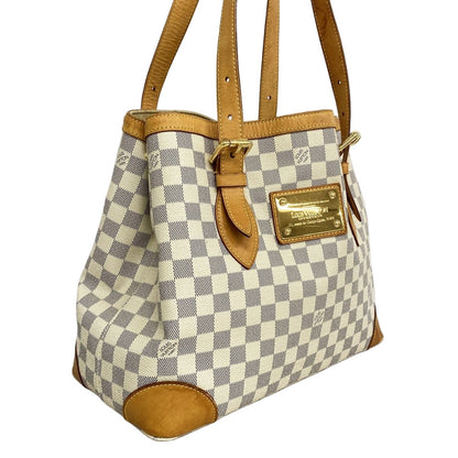 Louis Vuitton Tote Damier Azur Hampstead White — view 2