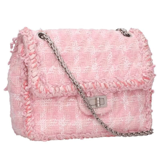Chanel 2.55 Tweed Chain Shoulder Bag