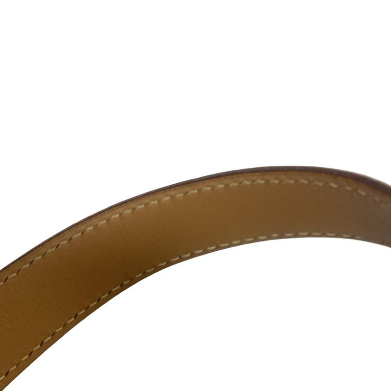 Bvlgari Handbag B-zero1 (bag) Light Gray And Brown Drum Bag Leather