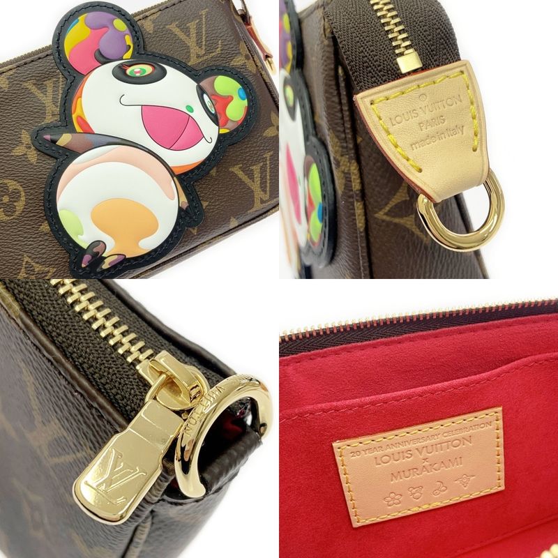 Louis Vuitton M13440 Monogram Pochette Axessoire X Takashi Murakami