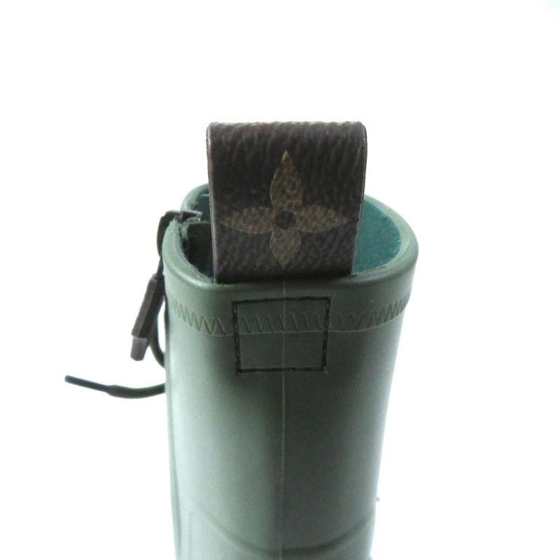 Louis Vuitton Arkwright Line Monogram LV Logo Lace-up Side Zip Rubber Rain