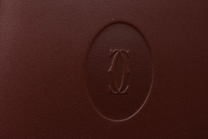 Cartier Fold Wallet Vintage Cartier Men's Must De Cartier Bordeaux 73184192