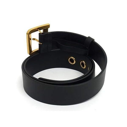 Dior Quake Leather Gold Belt Black — view 2