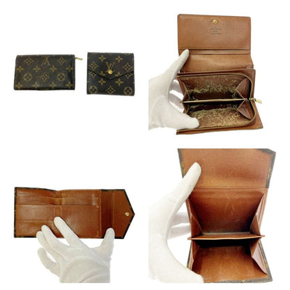Louis Vuitton Monogram PVC Wallet Set of 5 Brown 414856 Bifold Wallets