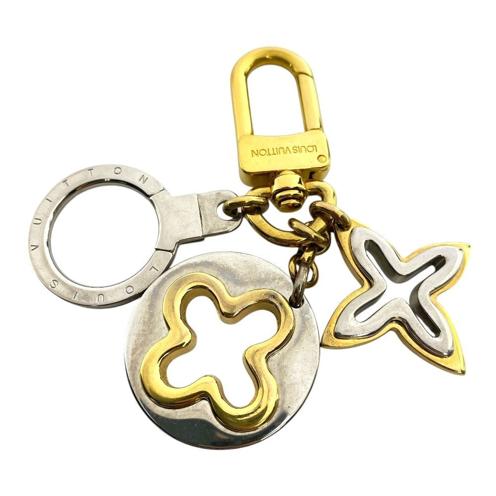 Louis Vuitton Key Holder Key Ring Charm Porte Cles Insolence Metal Gold Silver