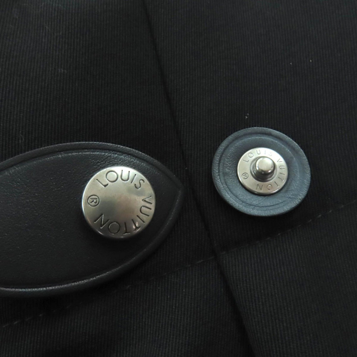 Louis Vuitton Leather Strap Wool Tuxedo Cigarette Pants Slacks — view 7