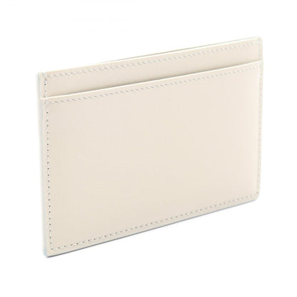 Celine Card Case Triomphe Light Gray Leather — view 2