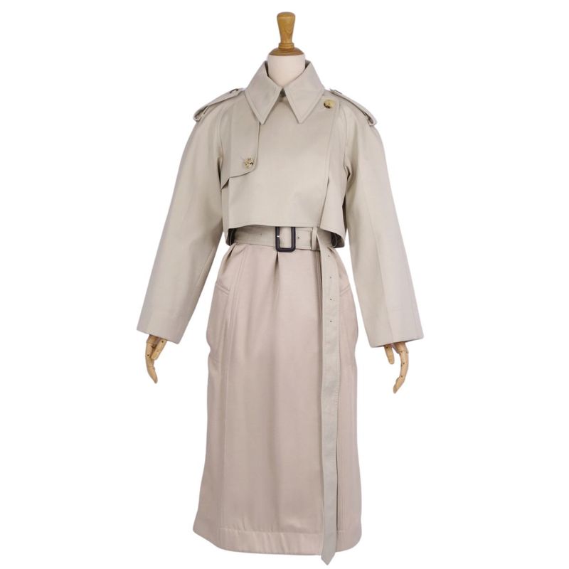 Celine Coat Trench Coat Phoebe Period Cotton Cut