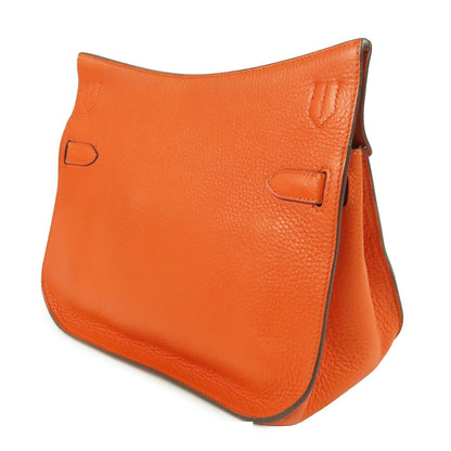 Hermes Jypsiere 28 Orange Silver Taurillon — view 2