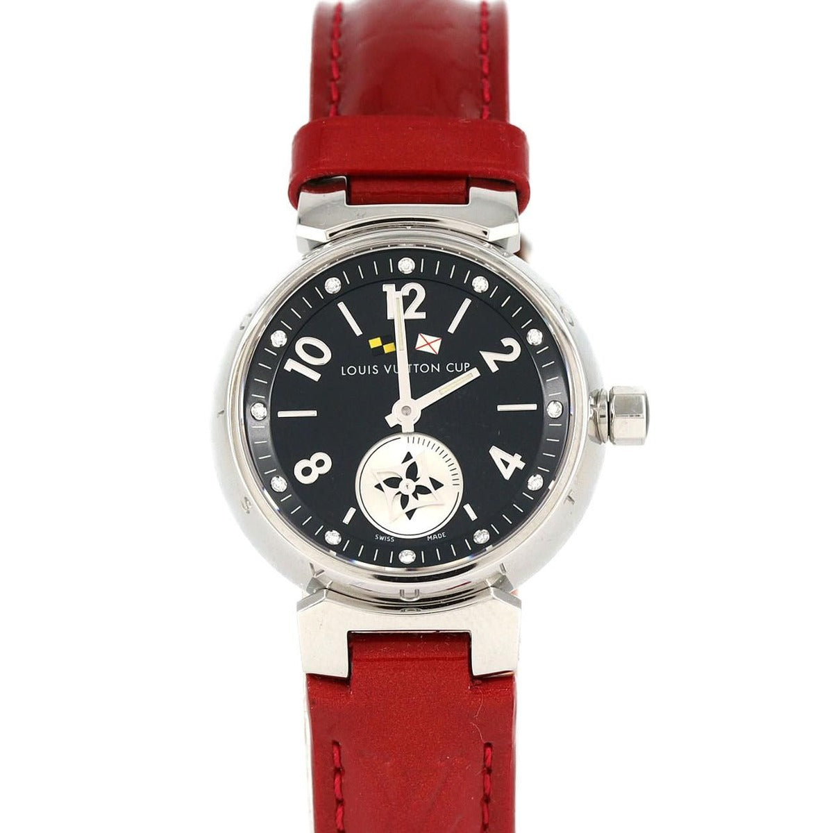 Louis Vuitton Tambour Lovely Cup 12 P Q12 M1 SS Quartz