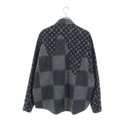 Louis Vuitton Vji Monogram Wave Giant Damier Flannel Long Sleeve Shirt — view 2