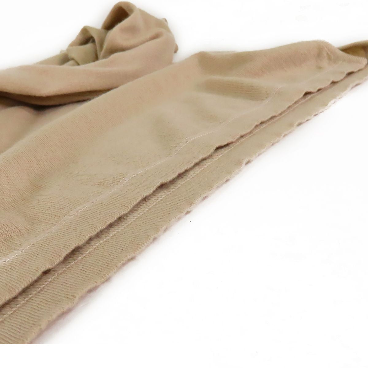 Chanel 00A High Gauge Cashmere Knit Sweater Sand Beige 42 — view 8