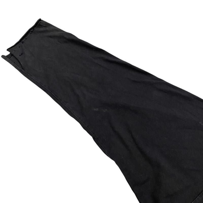 Balenciaga Long Sleeve Long T-Shirt Damaged Logo 681046 5 Size Black Orange