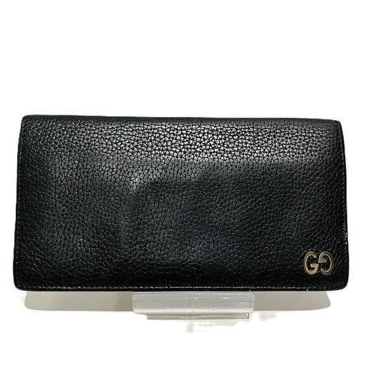 Gucci 547080 Leather Billfold Long Wallet Bifold Wallet Men's