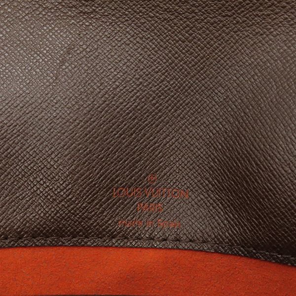 Louis Vuitton Shoulder Bag Musette Tango Damier Canvas Damier Ebene Gold