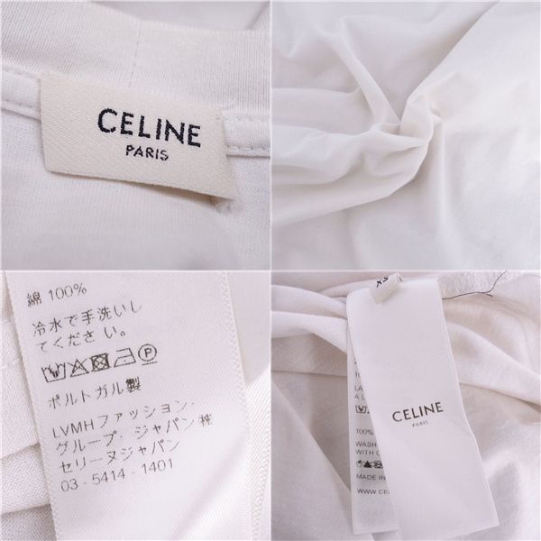 Celine T-shirt Cut And Sewn Short Sleeves Short Sleeves Logo