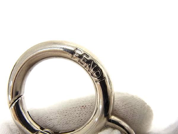 Fendi Bag Bugs Monster Fur Bag Charm Key Holder Black Ar4982