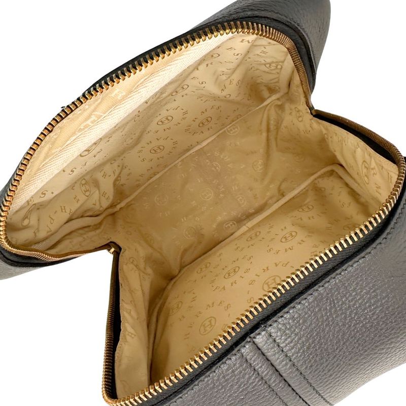 Hermes Victoria Ardennes Black 0O Unisex Shoulder Bag