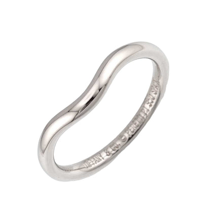 Tiffany & Co Curved Band Ring Pt Platinum