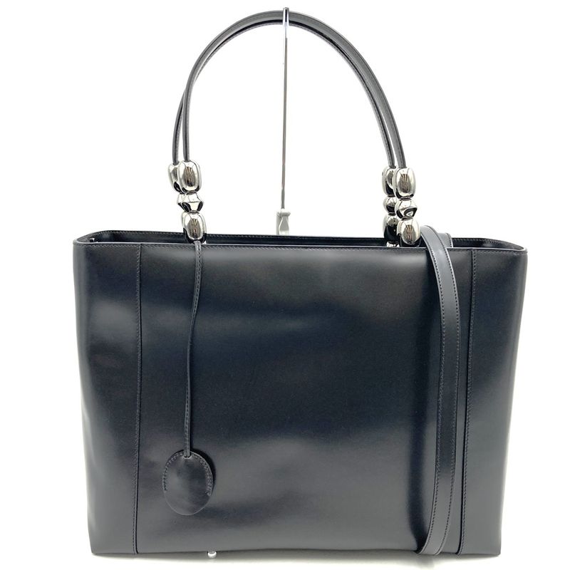 Backpack / DIOR Ma0949 Handbag Shoulder Bag A4 Fits 2way Black Leather Maris