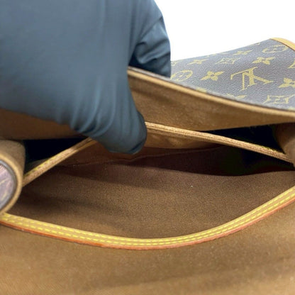 Louis Vuitton Vintage Bel Air Monogram Leather 2-Way Shoulder Bag Brown — view 10
