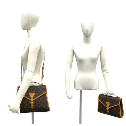Louis Vuitton Vintage Bel Air Monogram Leather 2-Way Shoulder Bag Brown — view 2