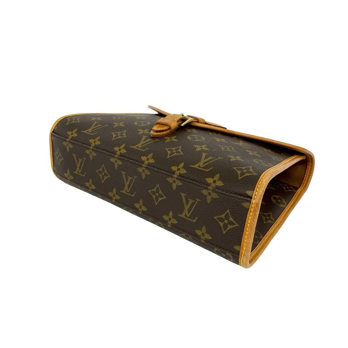 Louis Vuitton Vintage Bel Air Monogram Leather 2-Way Shoulder Bag Brown — view 8