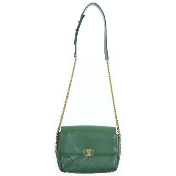 Chanel Shoulder Bag Green — view 3