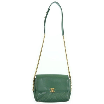 Chanel Shoulder Bag Green — view 3