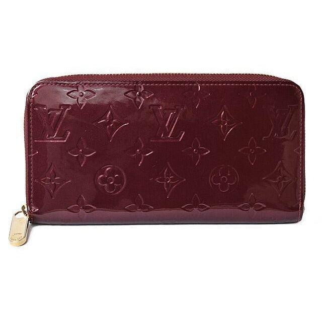 Louis Vuitton Wallet Round Zipper Vernis Rouge Fauviste