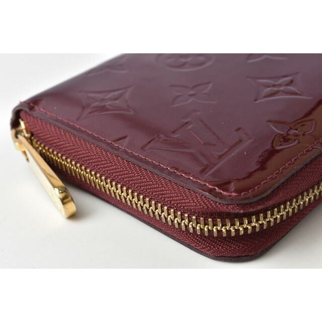 Louis Vuitton Wallet Round Zipper Vernis Rouge Fauviste — view 10