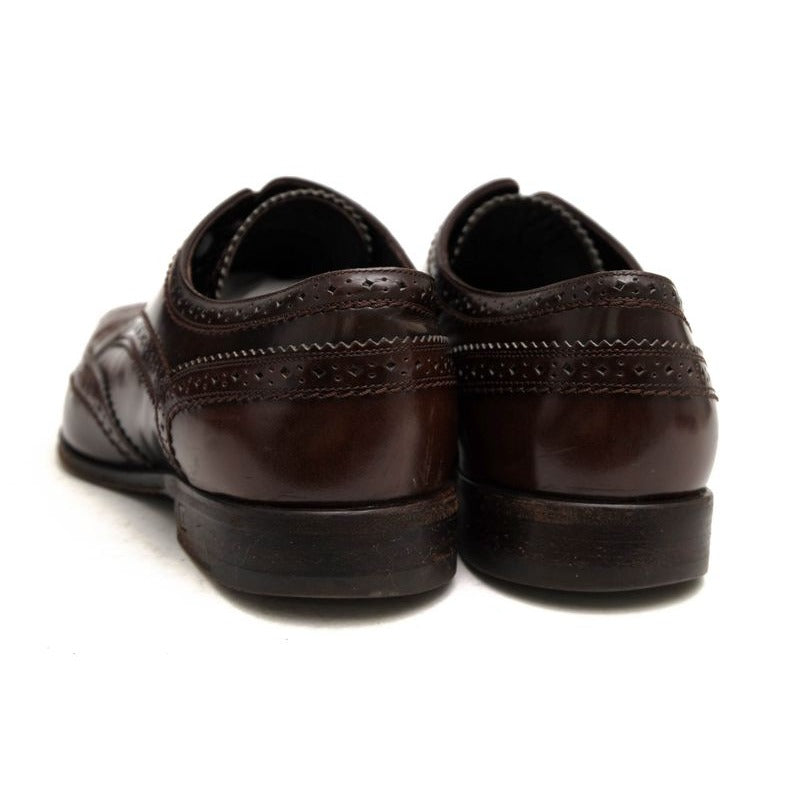 Louis Vuitton Shoes Business Men Leather Dark Brown — view 4