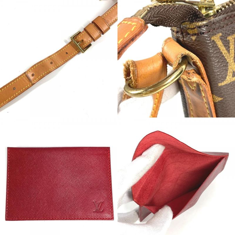 Louis Vuitton Shoulder Bag Amfer Three Vanity Star M47275 Monogram Canvas Brown