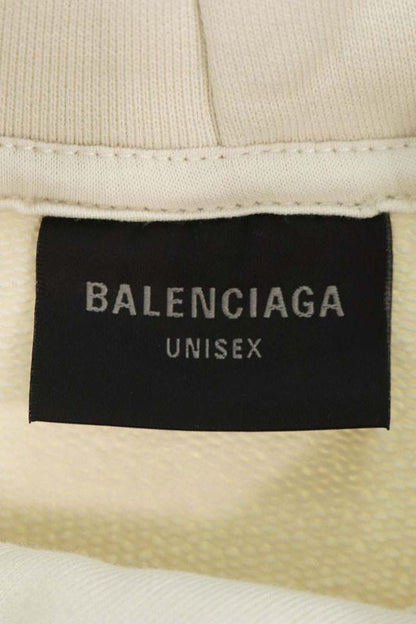 Balenciaga 24AW 767877 Tqvt3 Metal BB Stencil Pullover Hoodie Men's M