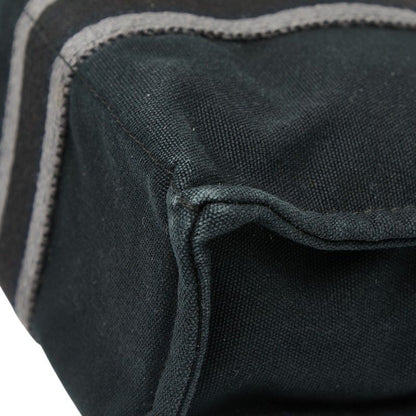 Hermes Fourre Tout Tote PM Tote Handbag Black Gray Canvas Women Hermes