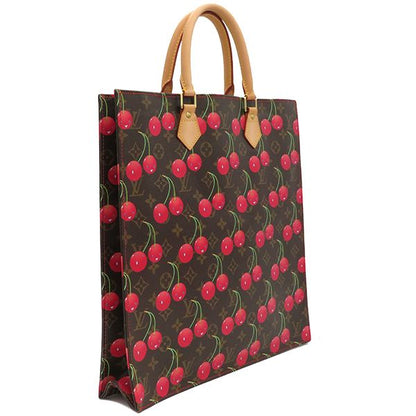 Louis Vuitton Tote Bag Sac Plastic Monogram Canvas Monogram Gold Hardware