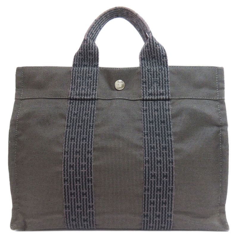 Hermes Her Line Tote PM Handbag Canvas Ladies