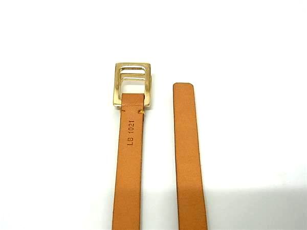 Louis Vuitton M67300 Belt Size M Ladies' Men's Brown Ff3398