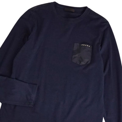 Prada T-shirt Cut And Sewn Long Sleeves Long Sleeves Cotton
