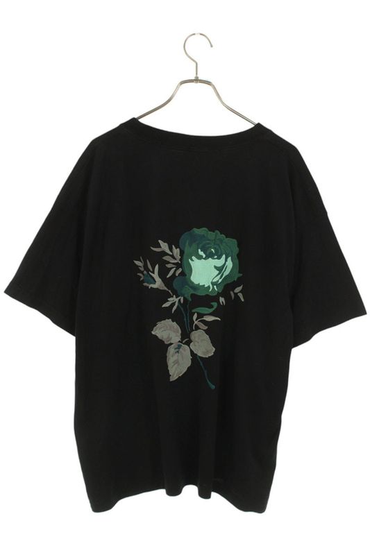 Dior 22AW 243j685a0677 Rose Embroidery Relaxed Fit T-shirt Men's XL