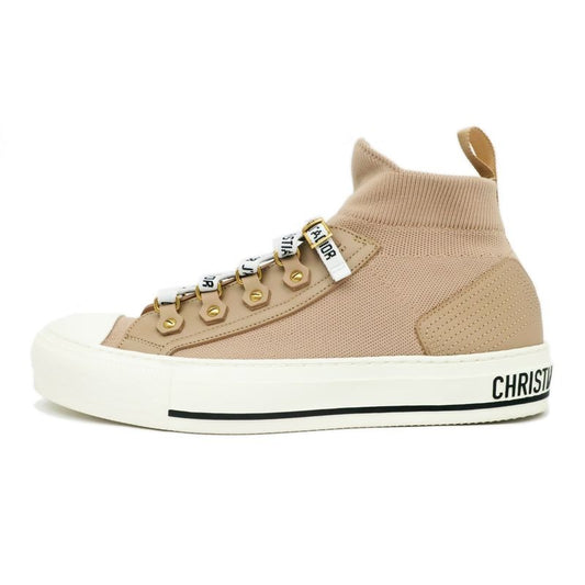 Dior Sneakers Size 37 1 2 High Cut Lace Logo Shoes