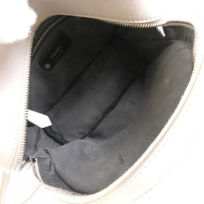 Fendi Oyu Backpack Leather Silver — view 10